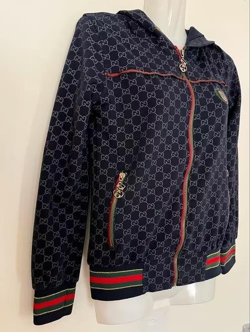 Gucci vest/jasje maat S, Kleding | Dames, Ophalen of Verzenden, Zo goed als nieuw, Maat 36 (S), Blauw