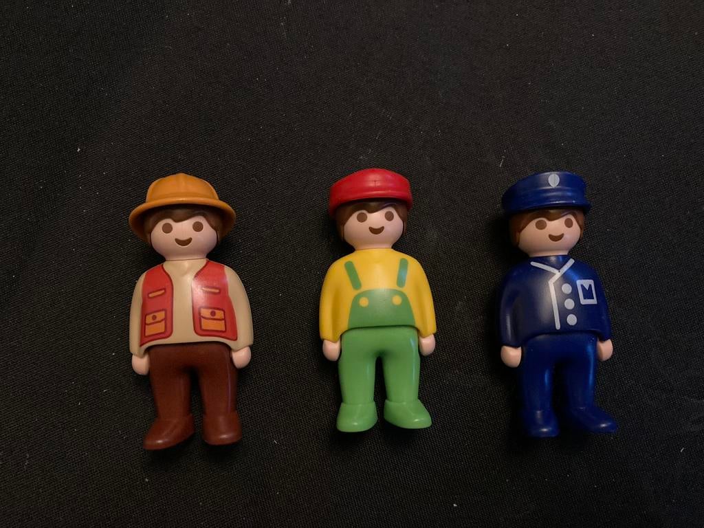 Playmobil 1-2-3 poppen., Ophalen of Verzenden, Zo goed als nieuw