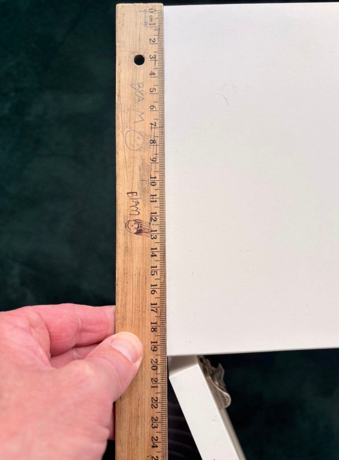 Witte wandkast met plank, 40x25x60 cm, Huis en Inrichting, Kasten | Overige, Ophalen of Verzenden, Gebruikt