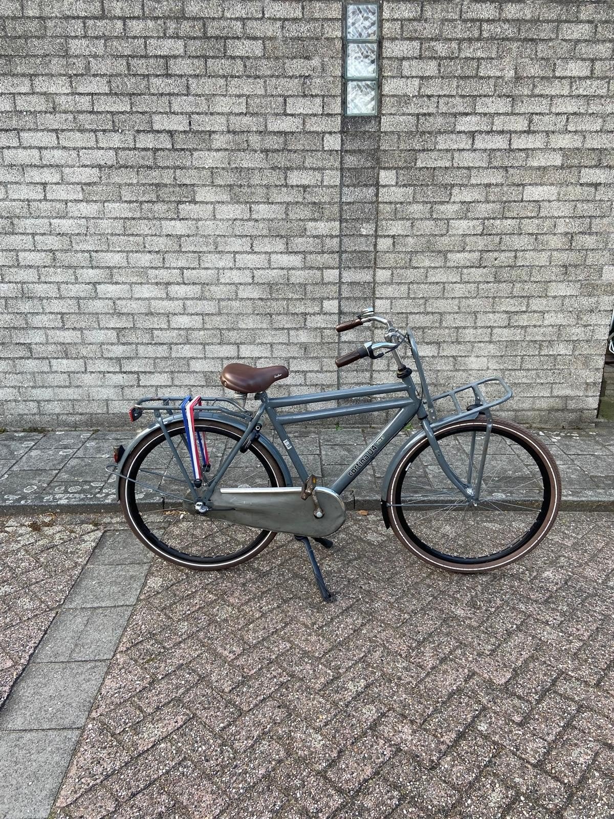 Herenfiets Cortina U4 Transporter, Fietsen en Brommers, Fietsen | Heren | Herenfietsen, Terugtraprem, Gebruikt, Versnellingen