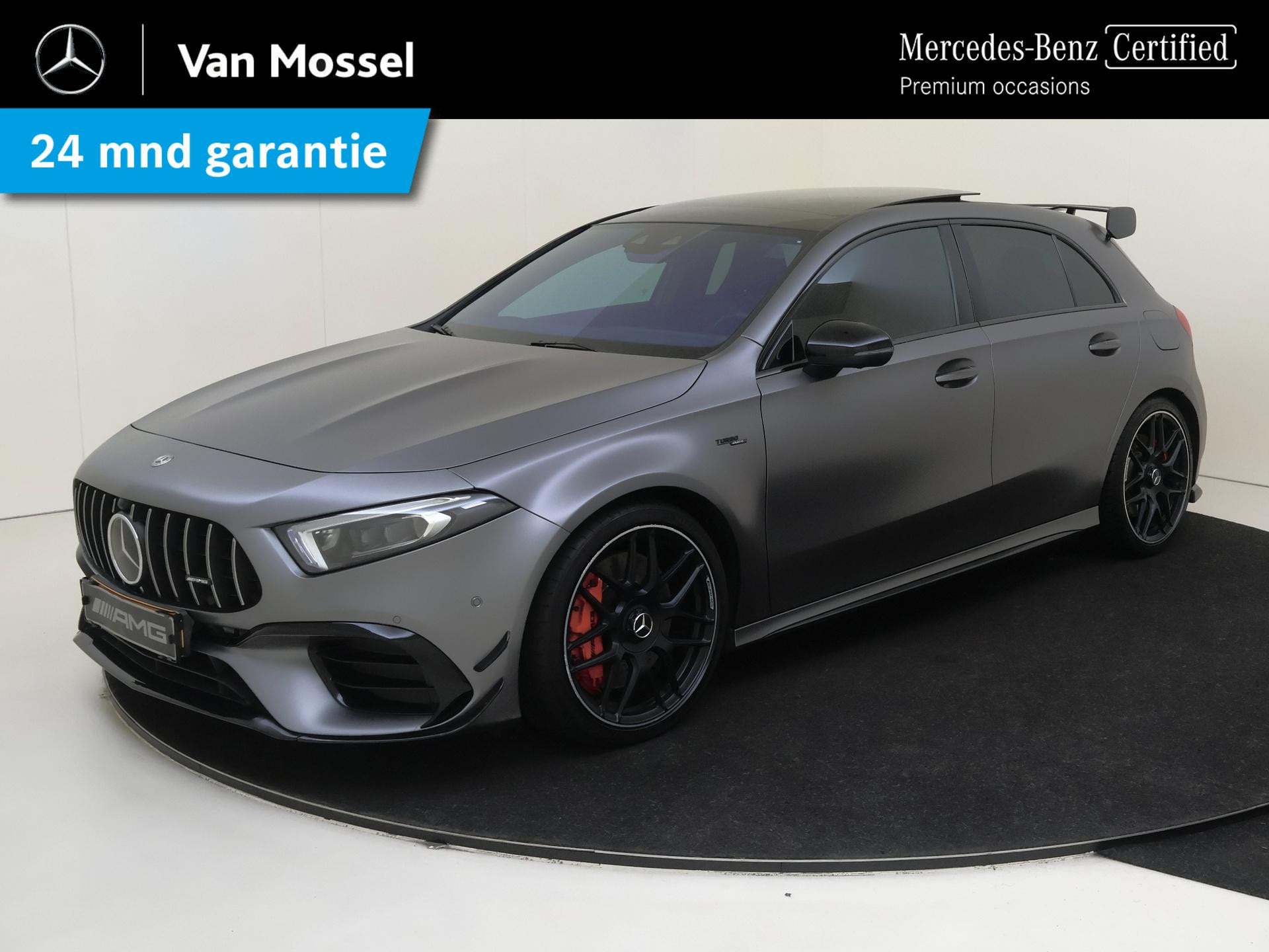 Mercedes-Benz A-klasse AMG 45 S 4MATIC+ Premium Plus / Panor, Auto's, Automaat, Automatische klimaatregeling, Gebruikt, 4 cilinders