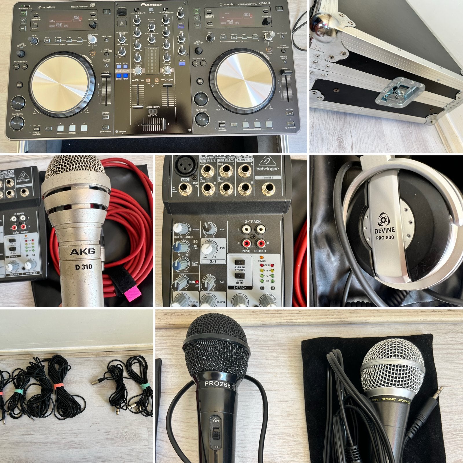 Pioneer XDJ-R1 DJ-set met flightcase en accessoires., Ophalen, Zo goed als nieuw, Dj-set, Pioneer
