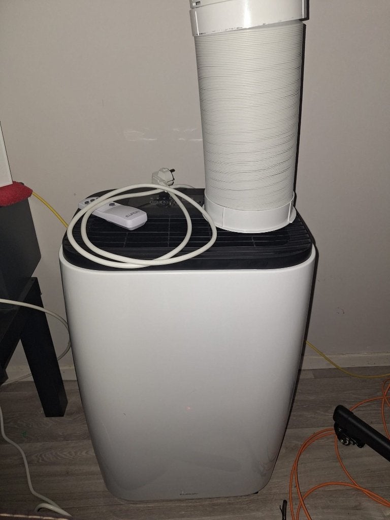 Eurom PAC 140 Mobiele Airco - Zo Goed Als Nieuw   14.000 BTU, Ophalen, 2 snelheden, Timer, Zo goed als nieuw