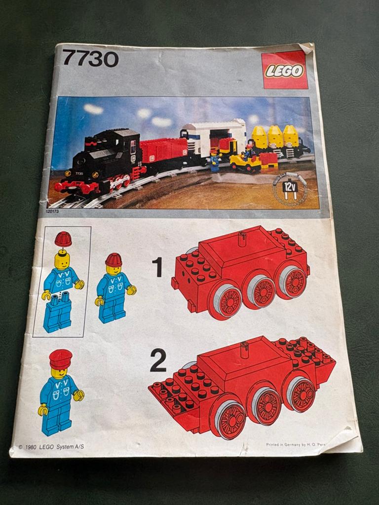 Lego trein instructie boekje set 7730, Kinderen en Baby's, Speelgoed | Duplo en Lego, Verzenden, Lego, Lego, Lego