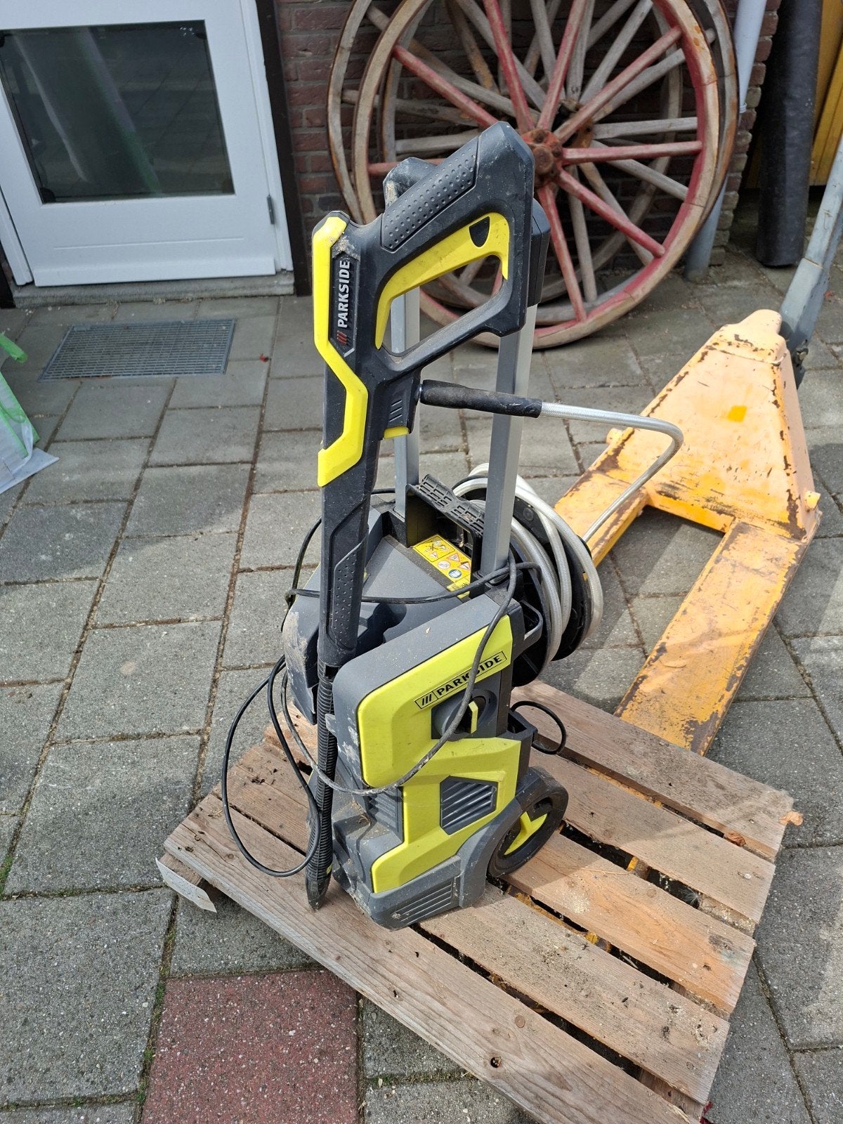 Parkside hogedrukreiniger, Ophalen, Elektrisch