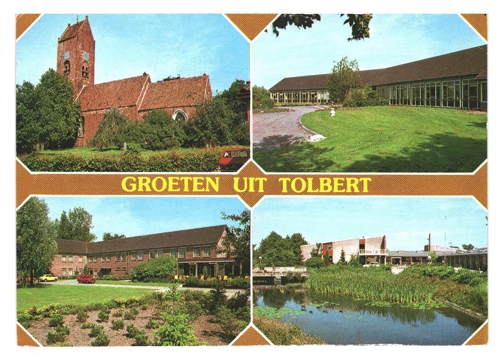 802080 Tolbert Groningen Gelopen met postzegel