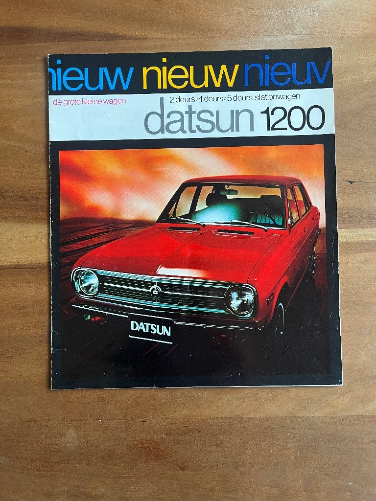 Datsun 1200 van 1970, Ophalen of Verzenden, Gelezen, Algemeen