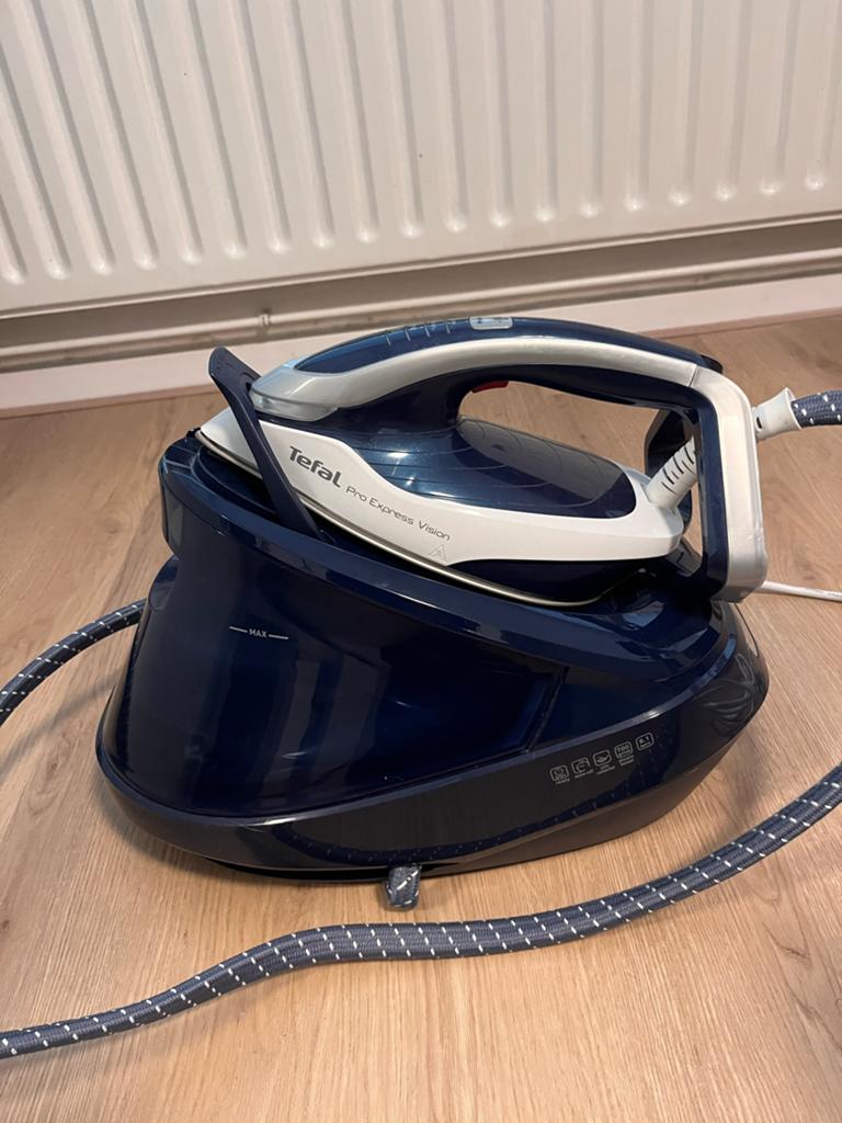Tefal Pro Express Vision Stoomgenerator Strijkijzer, Ophalen, Zo goed als nieuw, Strijkijzer met snoer