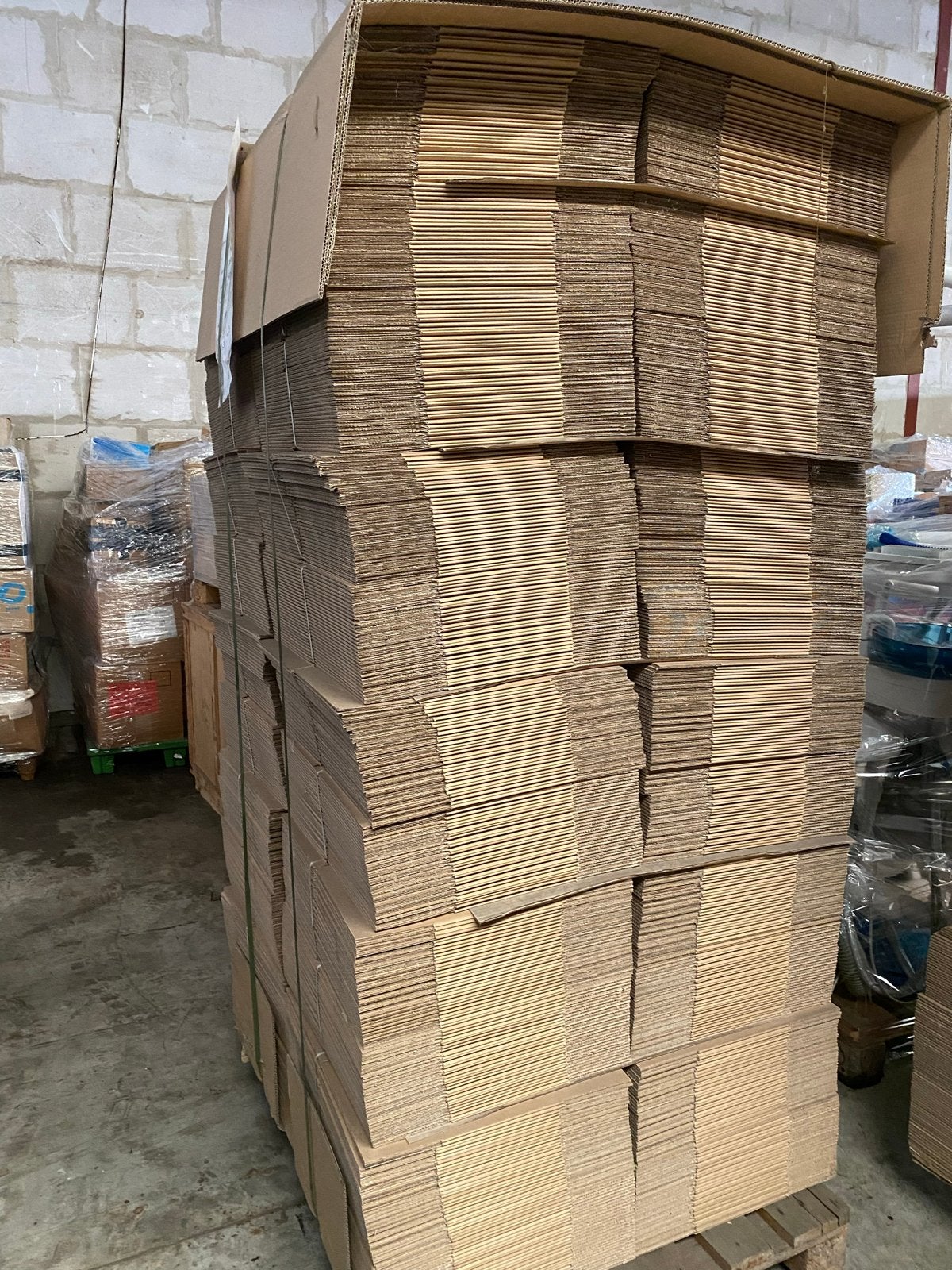 6 pallets verzend doos verpakking doos, Ophalen, Doos, 40 tot 60 cm, Opvouwbaar