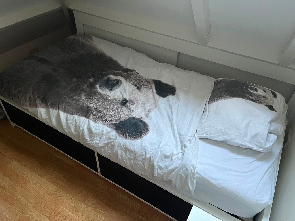 Ikea bed wit, met zwarte lades. Incl.90 x 200 lattenbodem, Huis en Inrichting, Slaapkamer | Bedden, Ophalen, Gebruikt, 90 cm, Eenpersoons