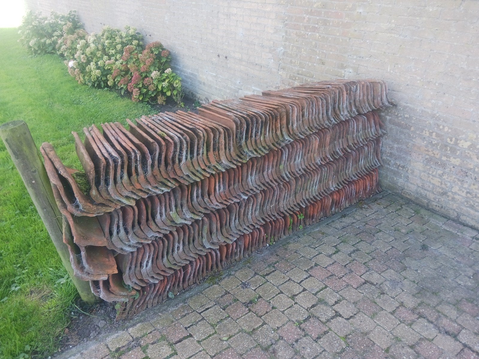 oud Hollandse dakpannen, Ophalen, Gebruikt, Steen of Klei, 15 m² of meer