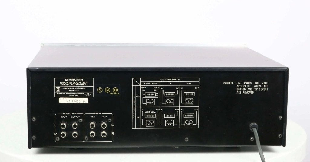 Pioneer SG-9800 Stereo grafische equalizer, Ophalen of Verzenden, Pioneer, N.v.t, N.v.t