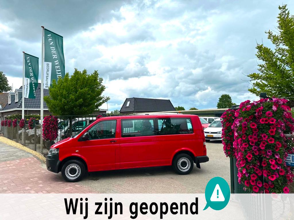 Volkswagen Transporter Kombi 2.0 TDI L2H1 9 PERSOONS AUTOMAA, Auto's, Volkswagen, Euro 5, Stof, Gebruikt, 2500 kg