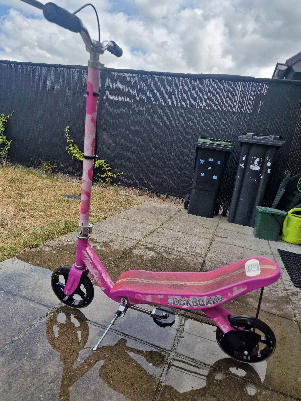 Roze Rockboard step met zitje - Gebruikt, Fietsen en Brommers, Steps, Ophalen, Gebruikt, Overige typen, Rockboard