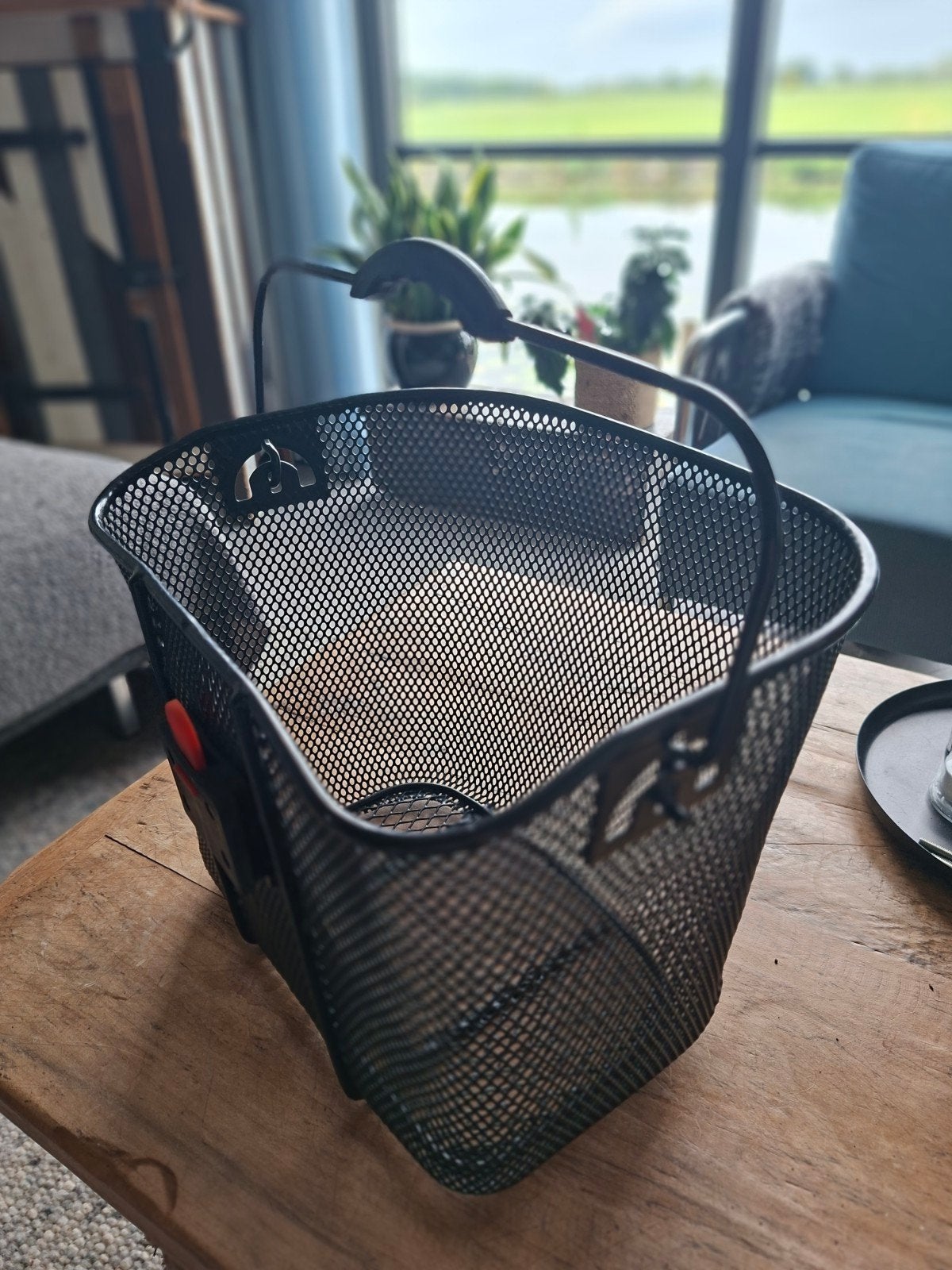Fietsmand met stuurbevestiging - Zo goed als nieuw, Ophalen, Zo goed als nieuw, Fietsmand, Stuurbevestiging