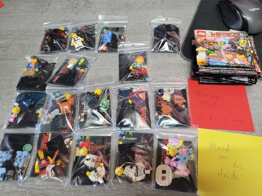 lego minfiguren ninjago movie, Inclusief minifiguren, Lego, Ophalen of Verzenden, Zo goed als nieuw