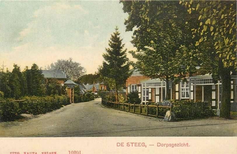 377-155-027 De Steeg Dorpsgezicht, Verzenden, Voor 1920, Gelderland