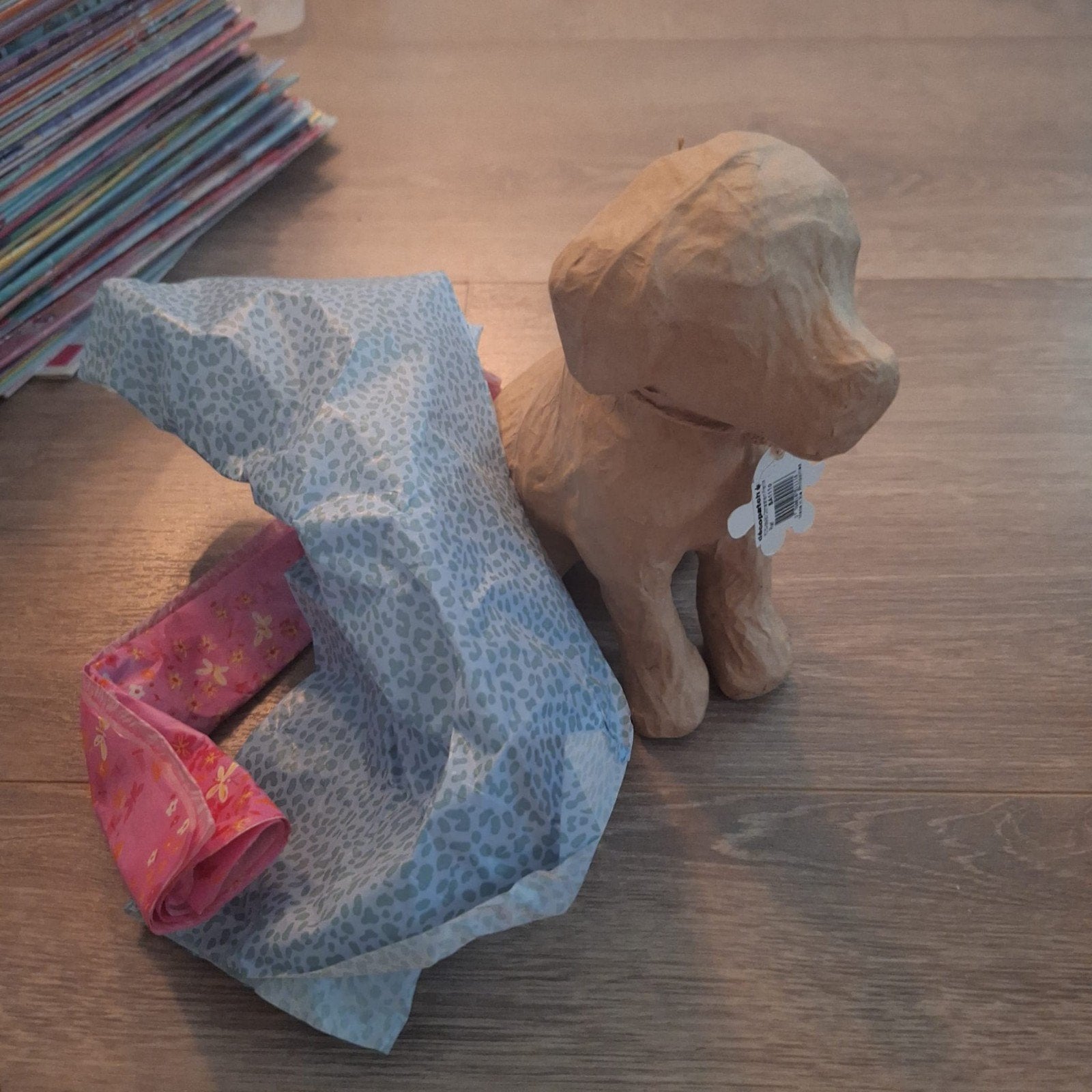 Papier-maché hondje om te decoreren, Verzamelen, Ophalen