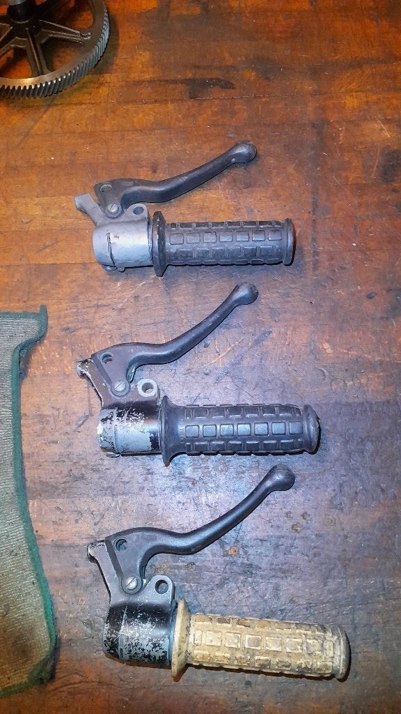 Puch Macho gashendels, Fietsen en Brommers, Ophalen, Gebruikt