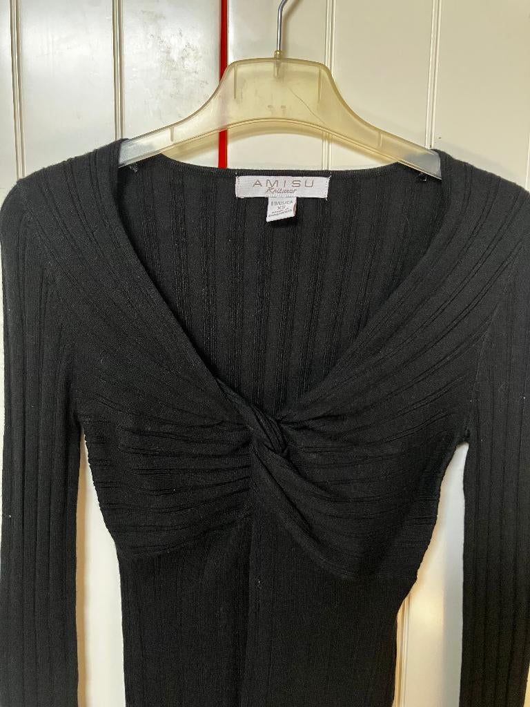 Amisu trui, Zwart, Nieuw, Ophalen of Verzenden, Maat 34 (XS) of kleiner