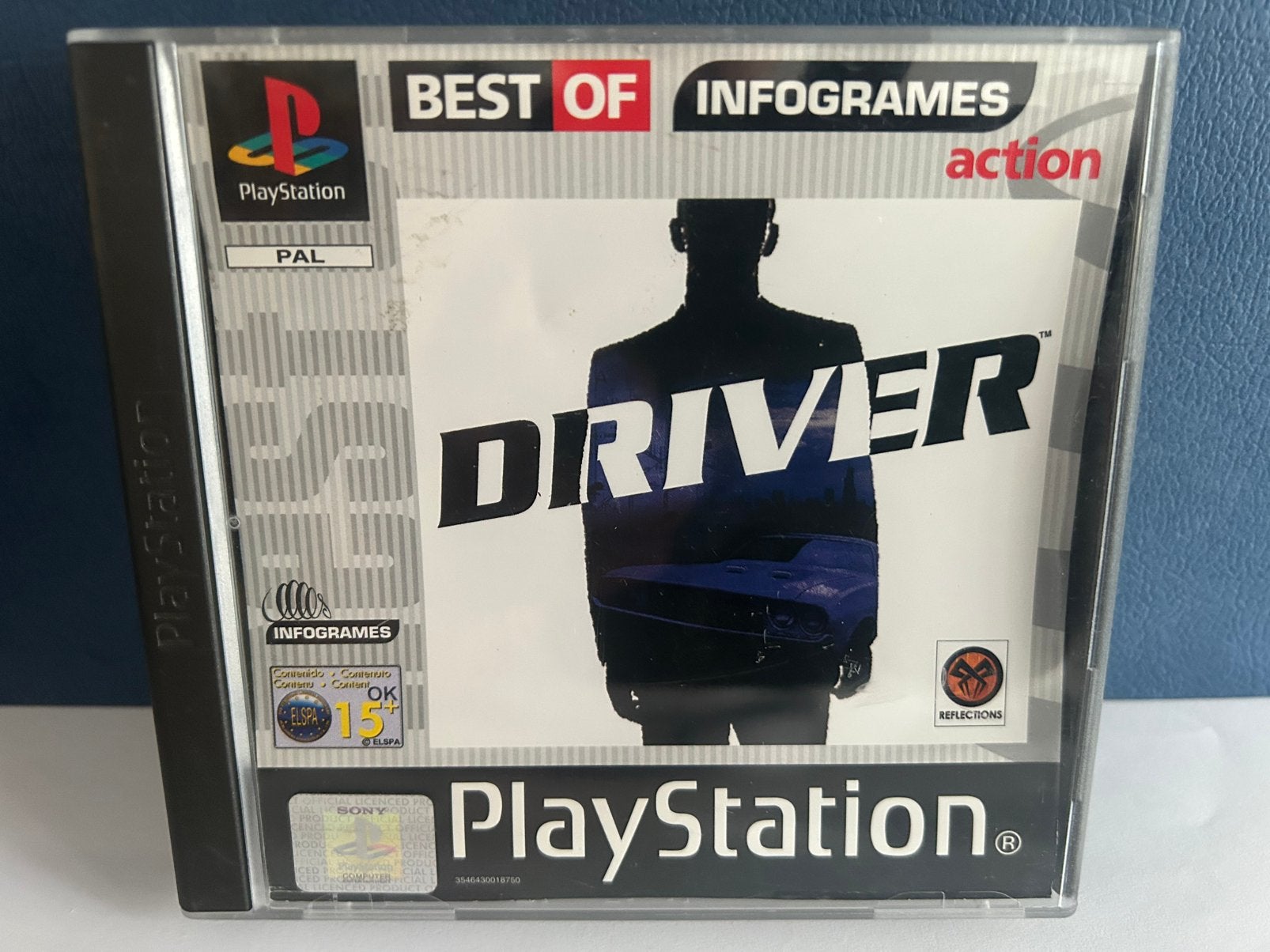 Driver / best of infogrames / Playstation 1 / PS1 ps1, 1 speler, Racen en Vliegen, Ophalen of Verzenden, Zo goed als nieuw