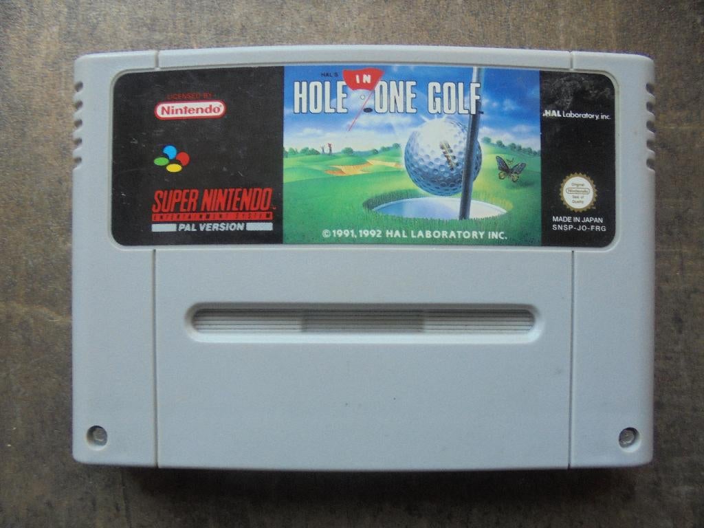 Hal's Hole In One Golf voor SNES (zie foto's), Gebruikt, 1 speler, Ophalen of Verzenden, Vanaf 3 jaar