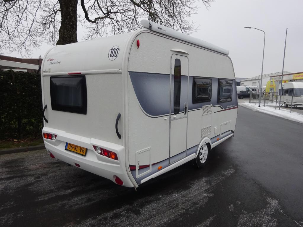 Hobby OnTour 390 SF Met Luifel en Mover, Caravans en Kamperen, Caravans, Hobby, Bedrijf, Treinzit, 750 - 1000 kg