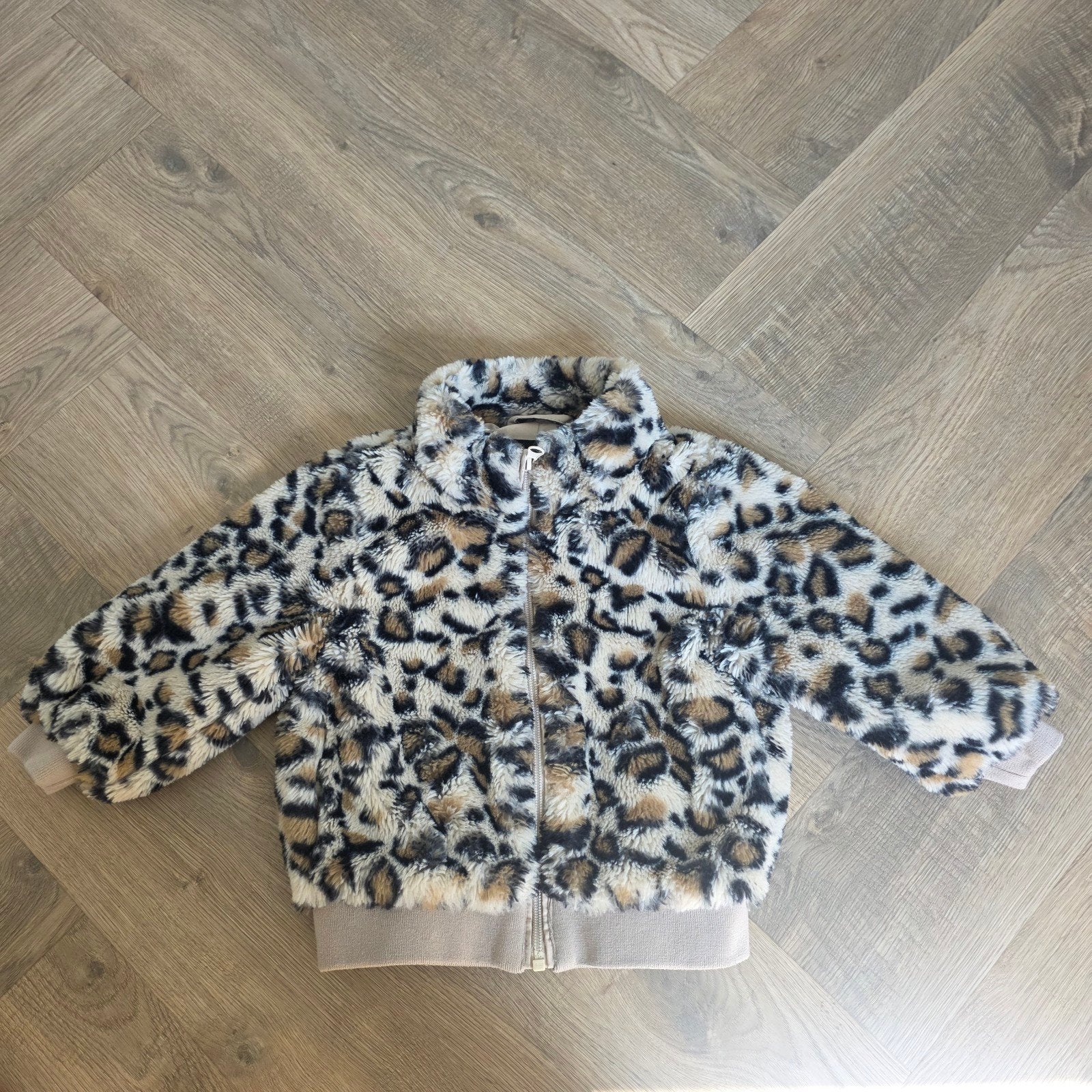 Name It jas maat 92 - Leopard print, Kinderen en Baby's, Kinderkleding | Maat 92, Meisje, Ophalen of Verzenden, Zo goed als nieuw
