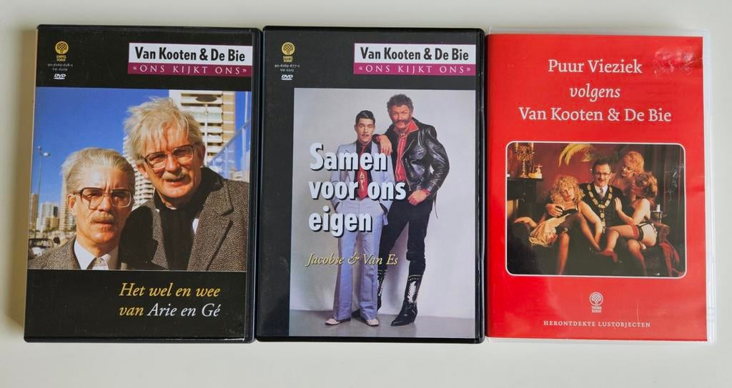 Van Kooten & De Bie DVD set - 3 DVD's, Gebruikt, Alle leeftijden, Boxset, Ophalen of Verzenden