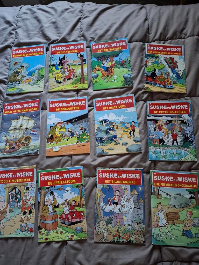 Suske en Wiske Stripboeken Collectie - 12 Stuks, Meerdere stripboeken, Ophalen, Gelezen