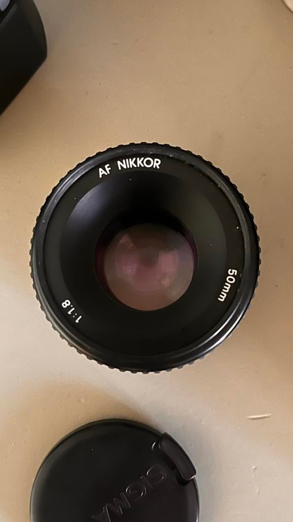 Nikon AF Nikkor 50mm 1:1.8 lens, Ophalen of Verzenden, Zo goed als nieuw, Standaardlens