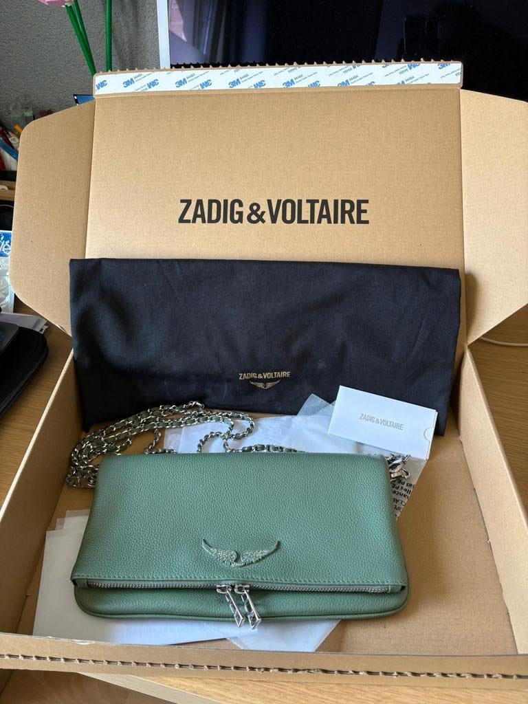 Zadig & Voltaire schoudertasje - Nieuw, Ophalen, Zo goed als nieuw, Groen, Schoudertasje