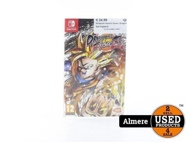Nintendo Switch Game: Dragon Ball FighterZ, Nintendo, Zo goed als nieuw, Support@nintendo.com, 11-1 Hokotate-cho, Kamitoba, Minami-ku
Kyoto 601-8501
Japan