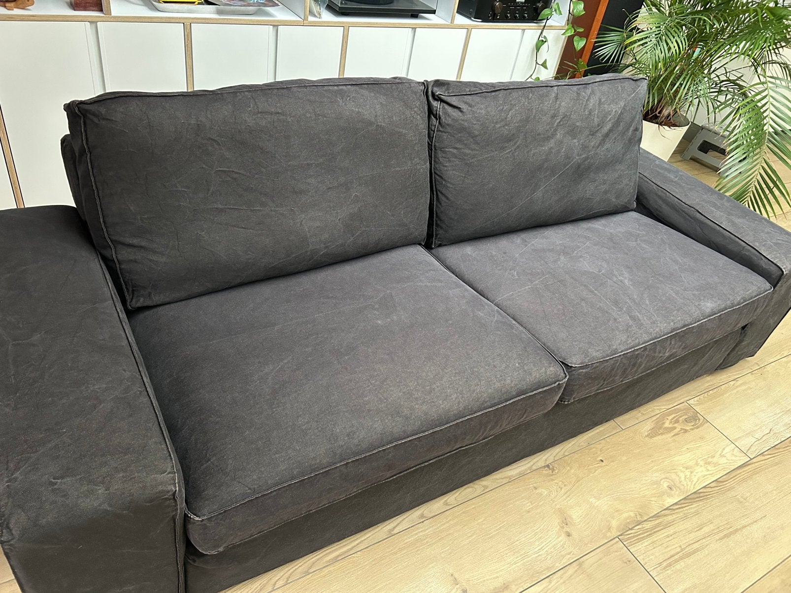 Black sofa Ikea, Ophalen, Gebruikt, Zwart, Tweepersoons