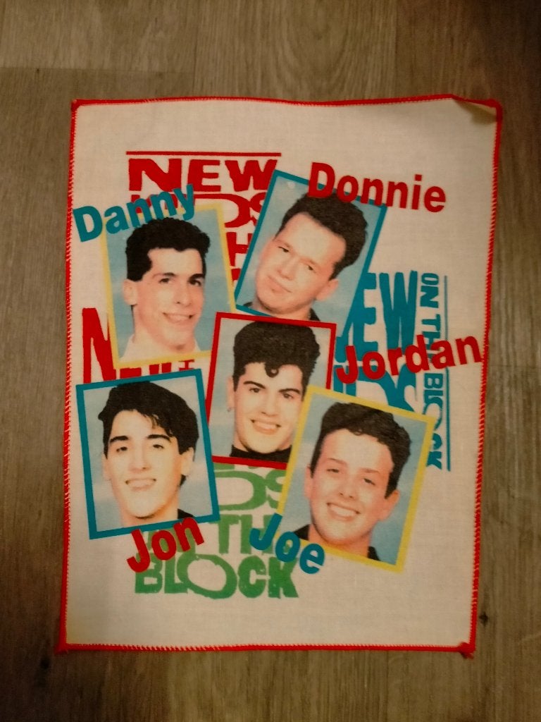 New Kids on the Block NKOTB boyband backpatch patch 4, Verzamelen, Muziek, Artiesten en Beroemdheden, Verzenden, Nieuw, Kleding