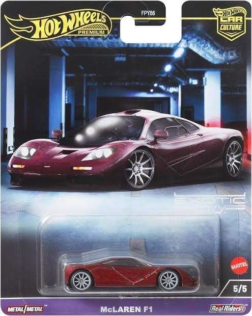 McLaren F1 "Exotic Envy" Bordeaux Rood 1:64 Hotwheels Premiu, Tschuiten@hotmail.com, Duitsland, Auto, Hotwheels Premium