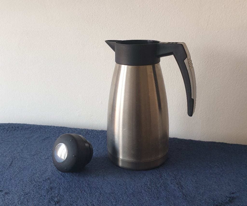 isoleerkan/thermoskan/koffiekan rvs + zwart, Ophalen of Verzenden