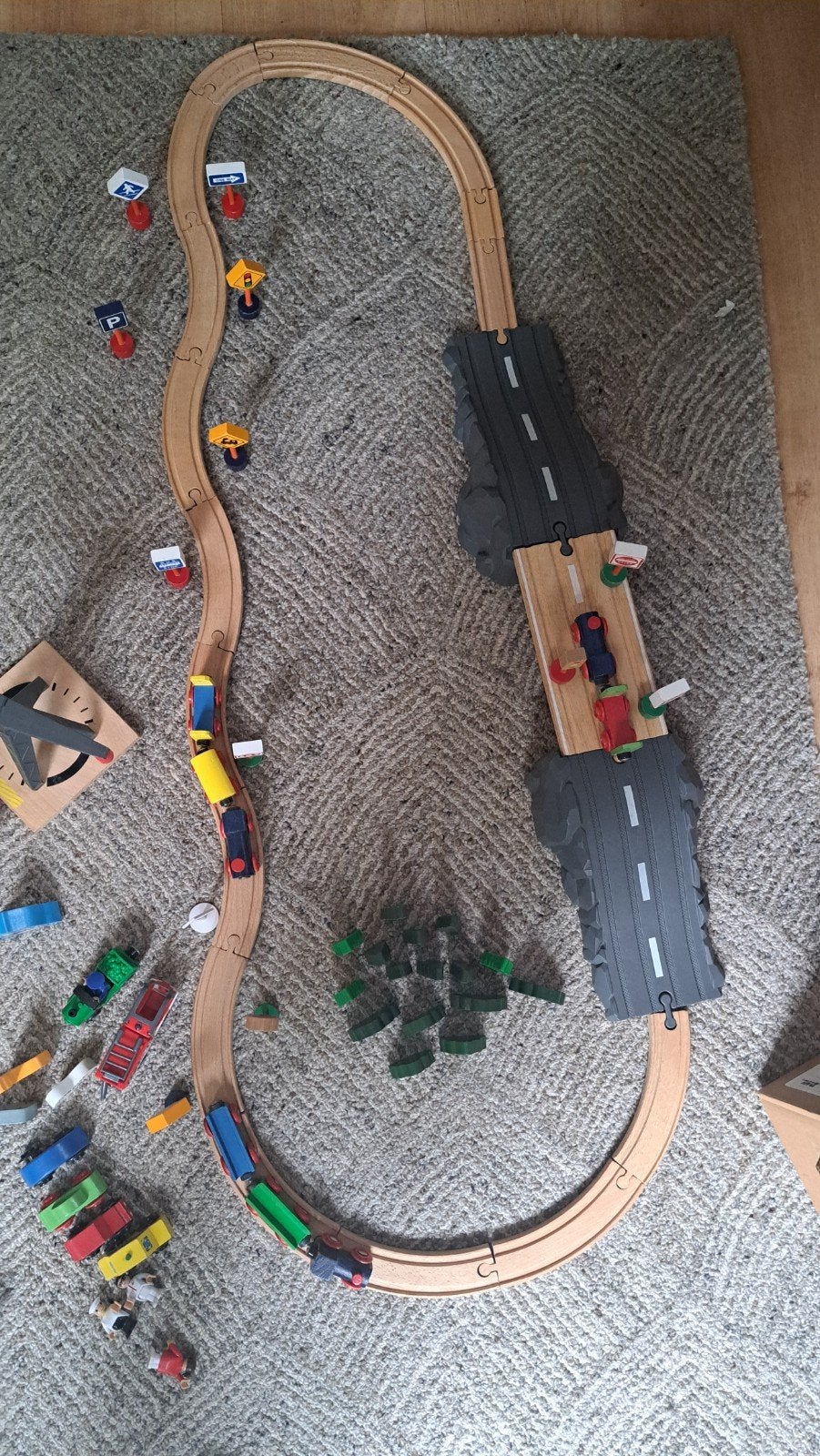 houten treinspoor, Ophalen of Verzenden, Gebruikt