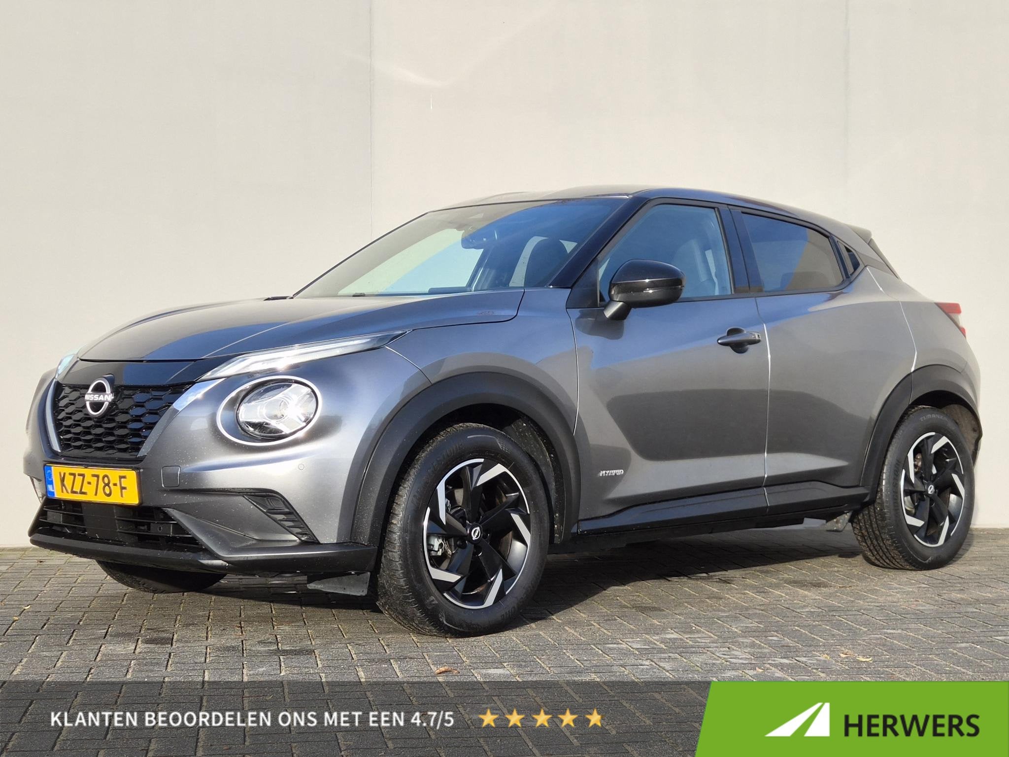 Nissan Juke 1.6 Hybrid N-Connecta / Fabrieksgarantie tot 02-, Gebruikt, Bedrijf, Hybride Elektrisch/Benzine, SUV of Terreinwagen