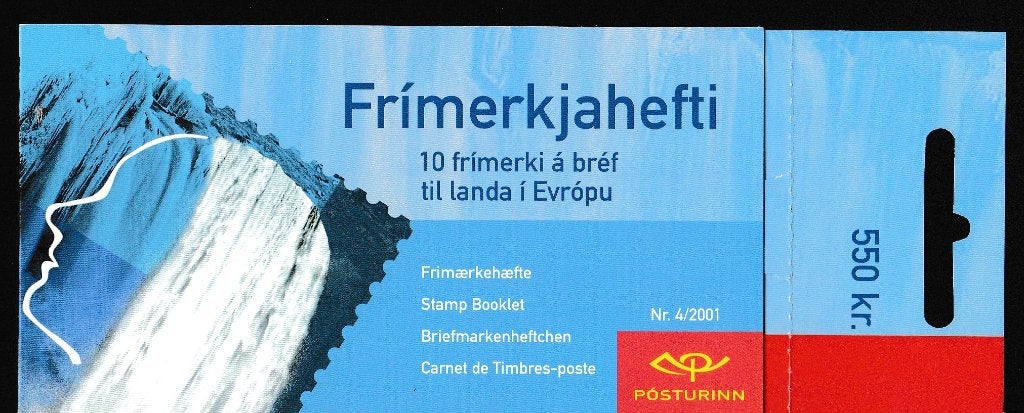 nr.111 - CEPT boekje IJsland 2001, Ophalen of Verzenden, Overige landen, Postfris