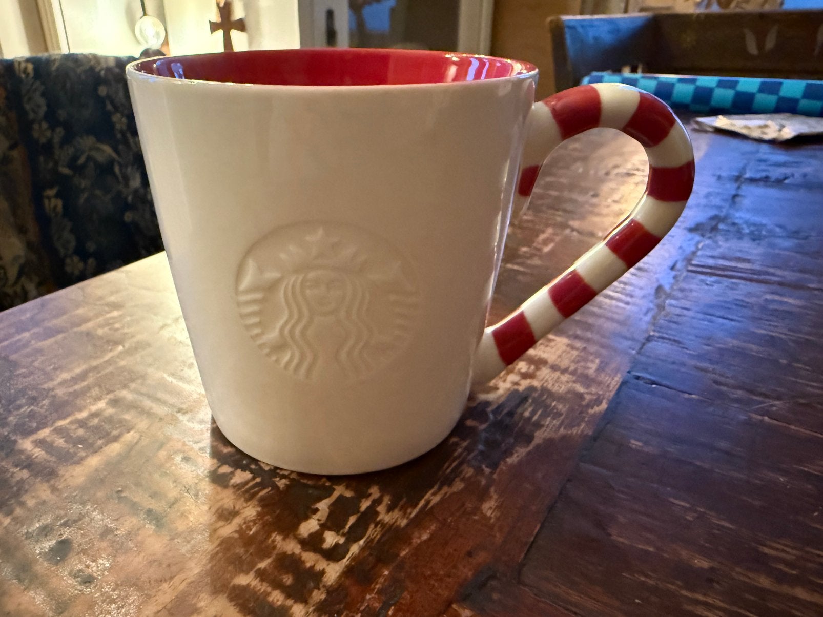 Starbucks kerstmok 2012 candy cane sirene mok beker kerst, Ophalen of Verzenden