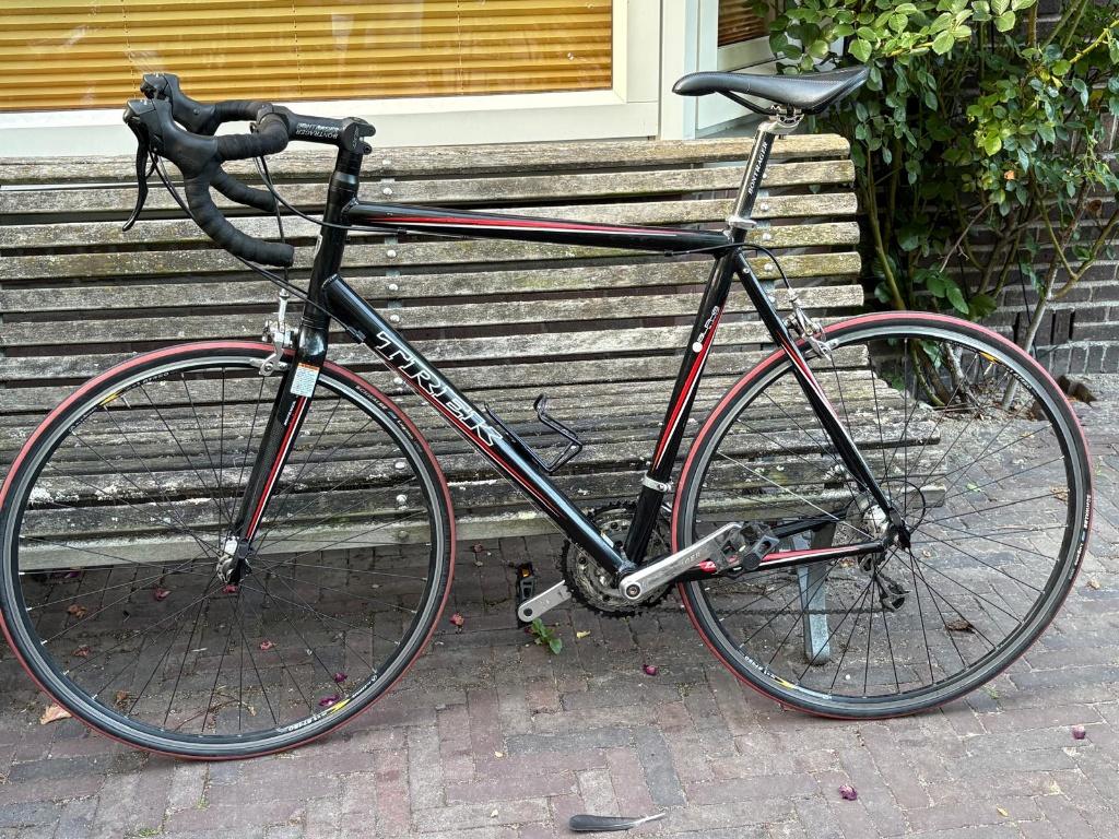 Trek racefiets, Fietsen en Brommers, Fietsen | Heren | Sportfietsen en Toerfietsen, 28 inch, Gebruikt, Velgrem, Meer dan 20 versnellingen