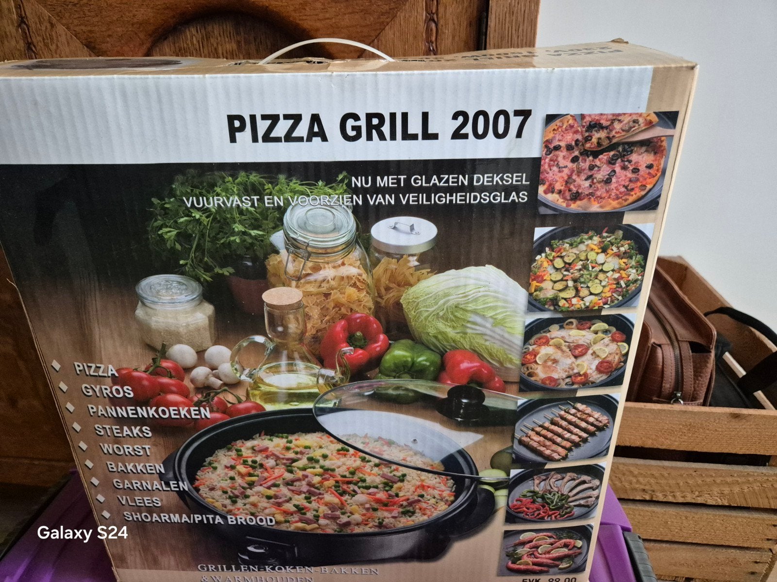 Elektrische pan/ Pizza Grill  - Zo goed als nieuw, Ophalen of Verzenden, Zo goed als nieuw