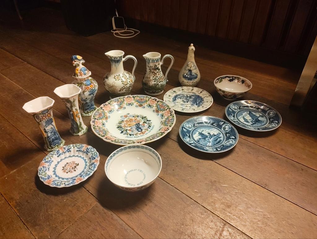 Prachtig Makkumer Aardewerk Set - Diverse Stukken, Ophalen of Verzenden