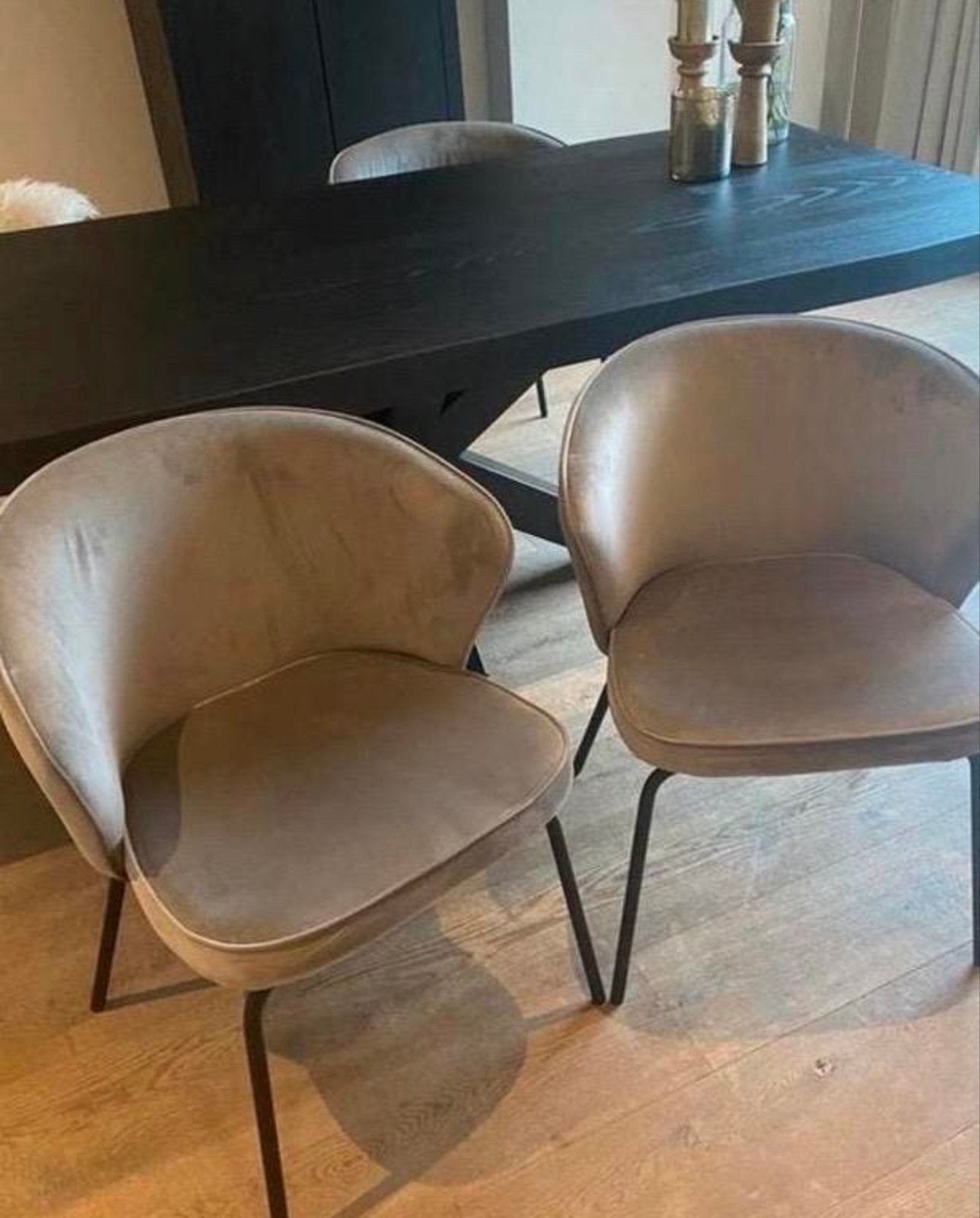 Woood eetkamerstoelen 6 stuks - Zo goed als nieuw, Ophalen, Overige kleuren, Zo goed als nieuw, Stof