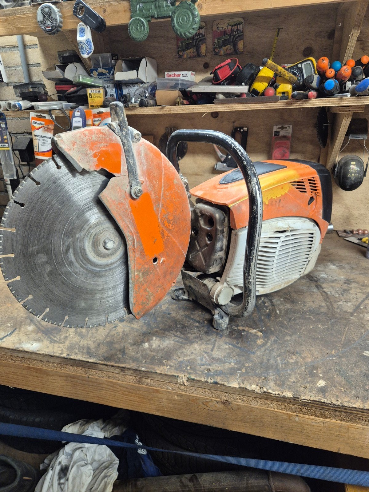 Stihl doorslijper TS 700 - Krachtige motorzaag, Stihl, Gebruikt, 70 mm of meer, Overige typen