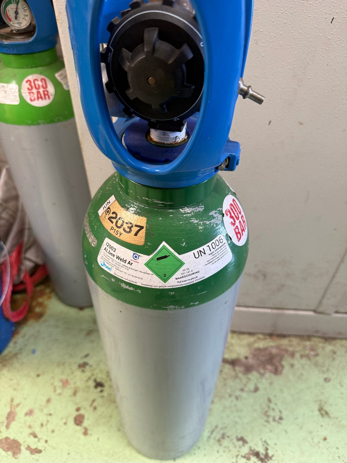Air Liquide gasfles Argon 11 liter, Ophalen, Nieuw, 150 tot 250 ampère, Overige typen