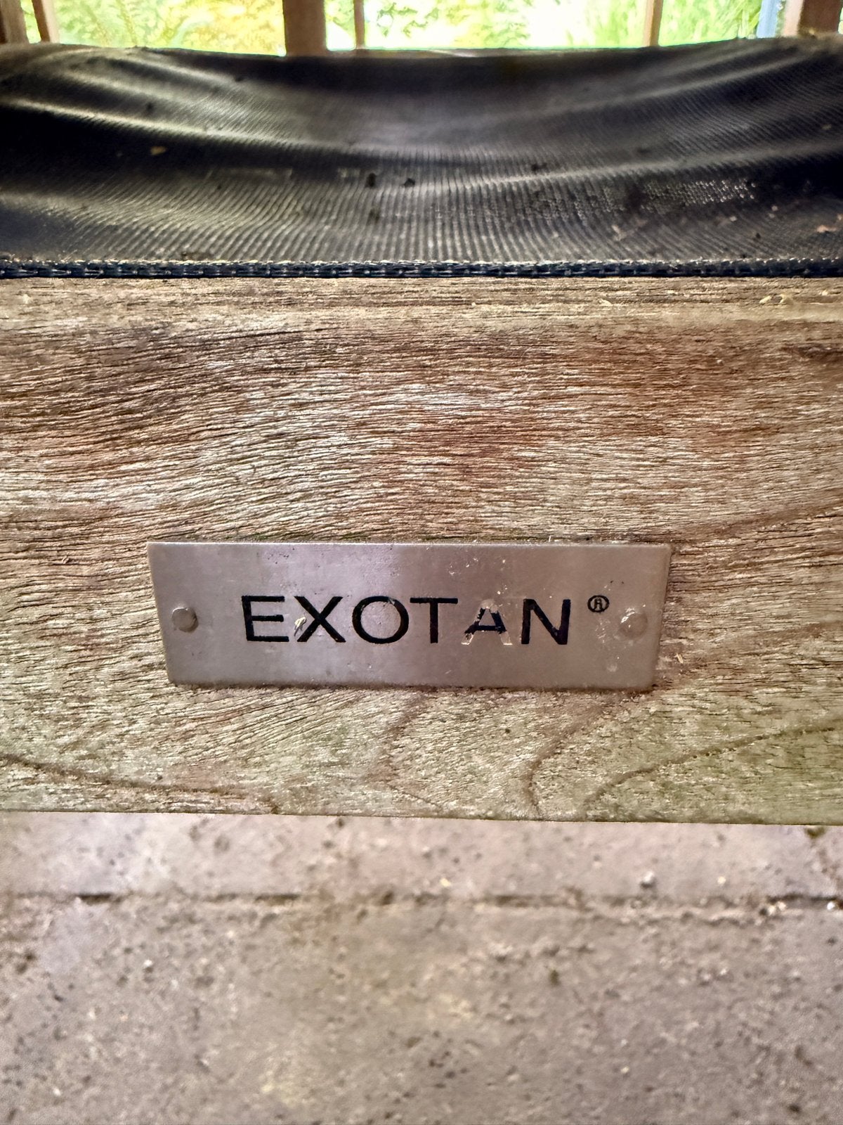 Exotan tuinset met 6 stoelen, Ophalen, Gebruikt, Eettafel, 6 zitplaatsen