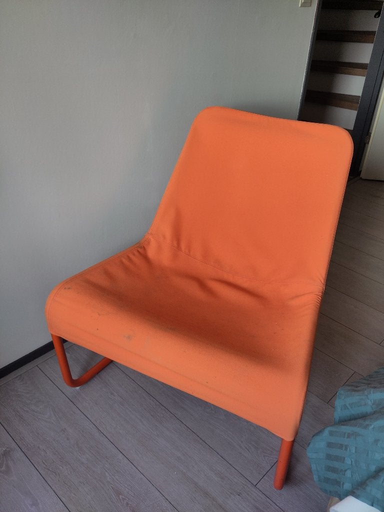 luie stoel, Ophalen, Gebruikt, Overige kleuren, Stof