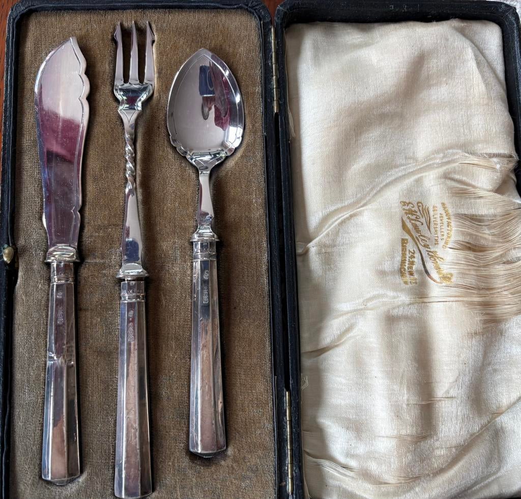 Zilveren set, Ophalen of Verzenden, Zilver
